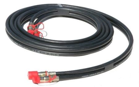 2 flexibles hydraulique avec raccords rapides face plate
